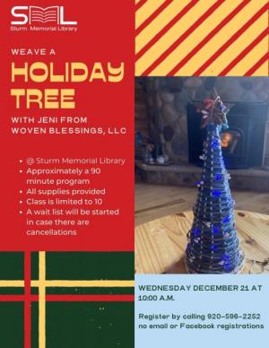 Image of Poster for Weave a Holiday Tree