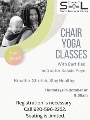 Poster of Chair Yoga program